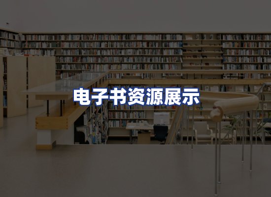电子书资源展示